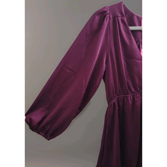 Lilly Pulitzer Deacon 3/4 Sleeve V-Neck Dress Amarena Cherry Size 2 Pockets NWT - Picture 4 of 11